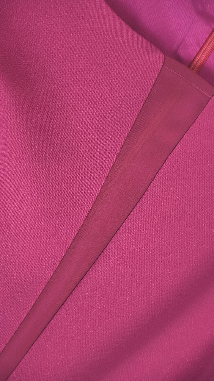 Sukienka Kaya II — Amarantowy | color:amarantowy