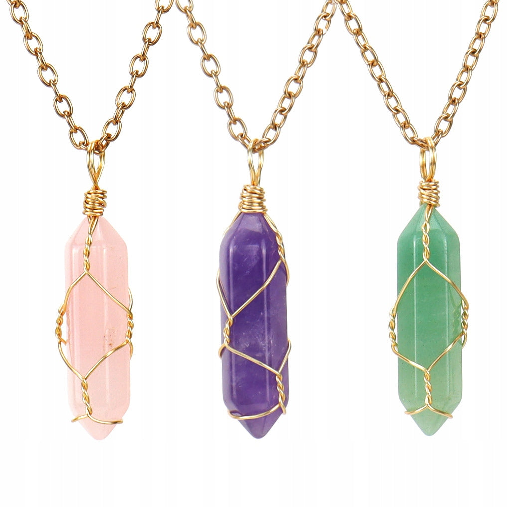 Halskette mit Amethyst
