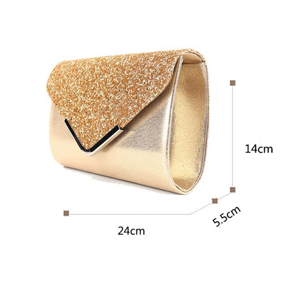 Clutch-Handtasche – goldfarben