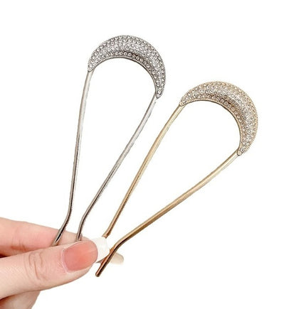 Hair Clip with Rhinestones