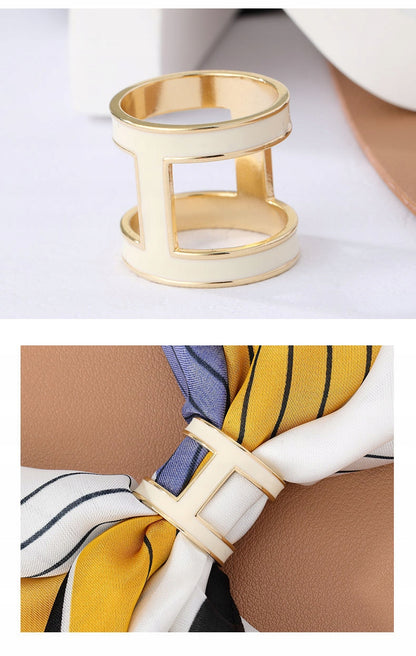 Scarf Ring – Gold-Tone