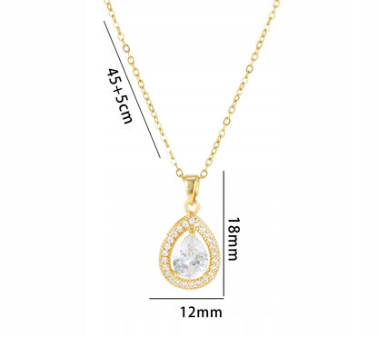 Necklace & Earrings & Ring Set – Gold-Tone & Silver-Tone