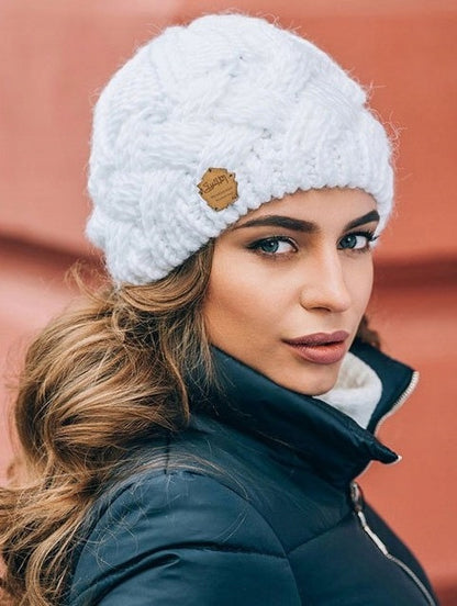 Handmade Women's Beanie – White