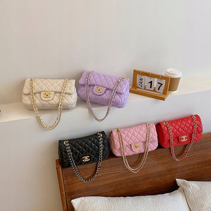 Gesteppte Damenhandtasche – rosa
