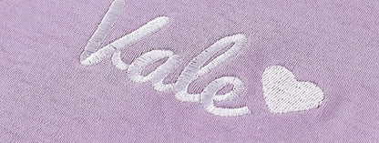 Women's Pyjamas — Purple with Checked Trousers