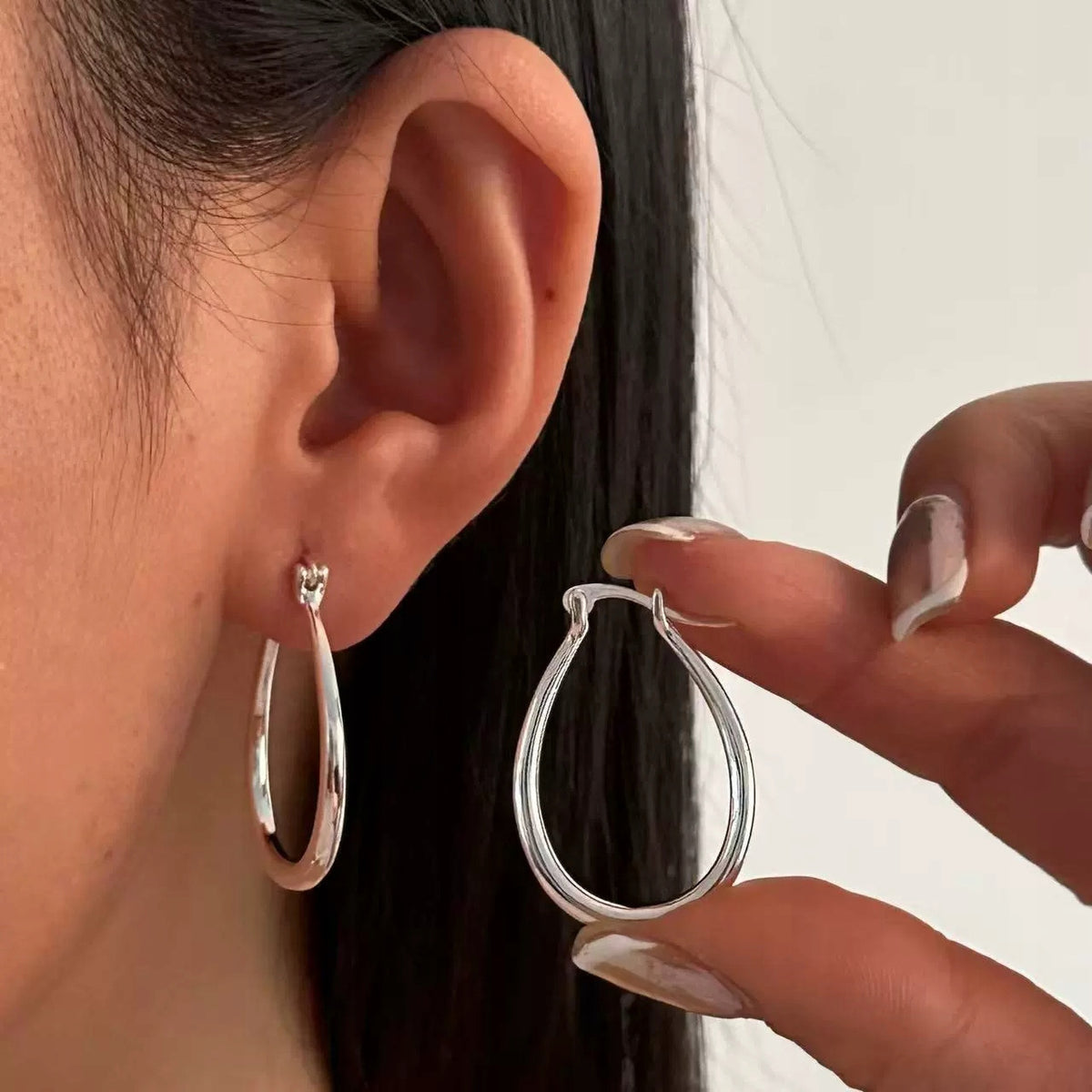 Women's Silver-Tone Stud Earrings