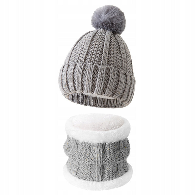 Winter Hat and Snood Set – Grey