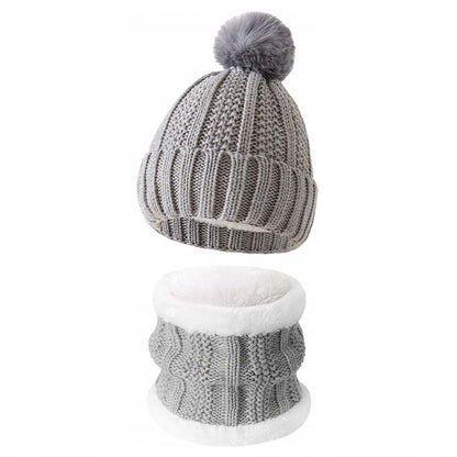 Winter Hat and Snood Set – Grey