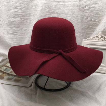 Women's Brimmed Hat – Burgundy