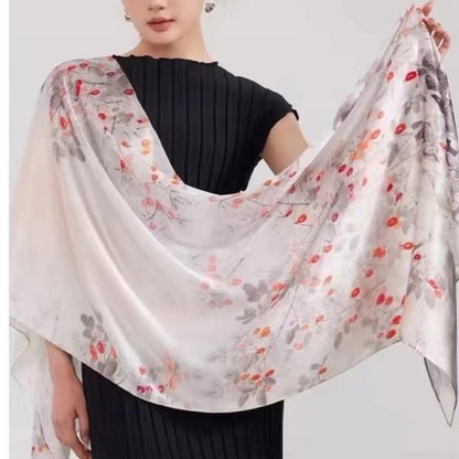 elegancki damski SZAL piękna duża CHUSTA jak jedwab 180cm/90cm szykowny