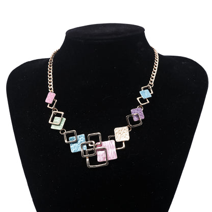 Necklace & Earrings Set – Gold-Tone