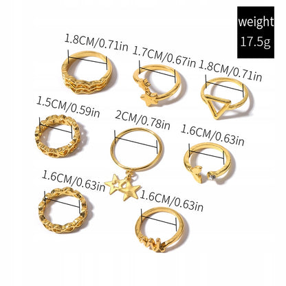Ring-Set – goldfarben