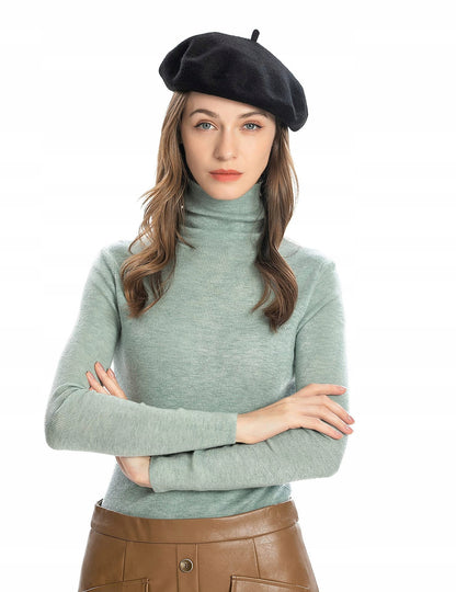 Boina francesa de mujer – negro