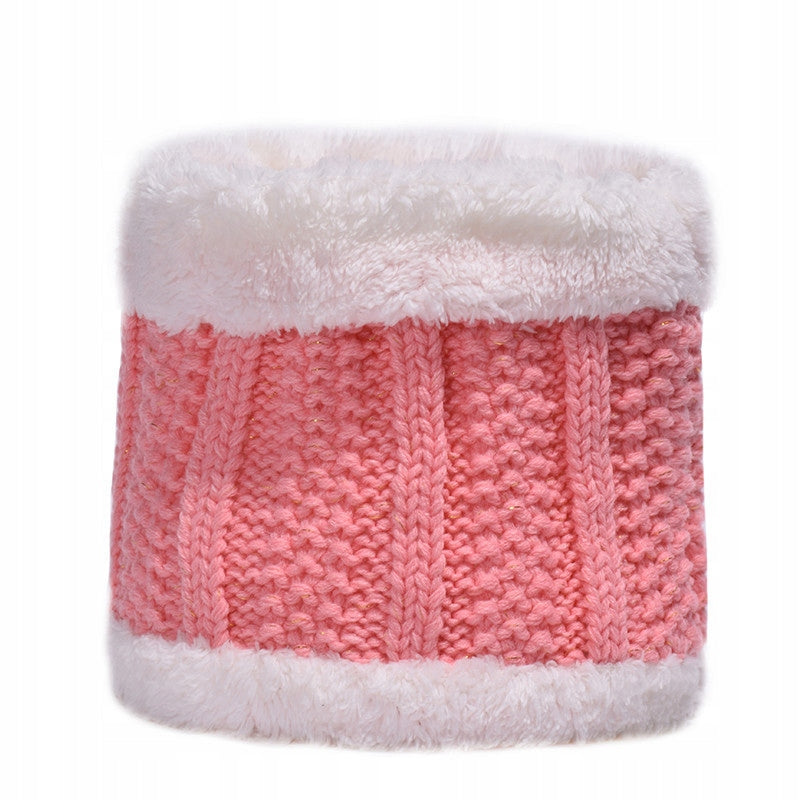 Winter Hat and Snood Set – Pink