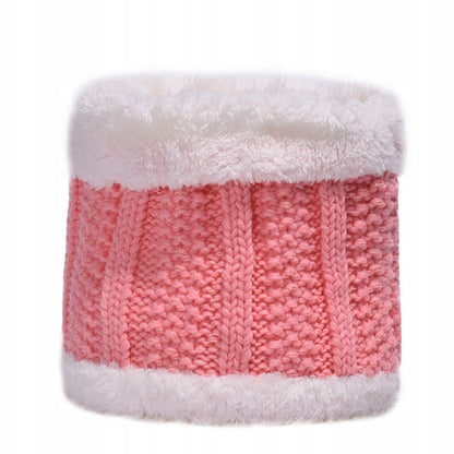Winter Hat and Snood Set – Pink