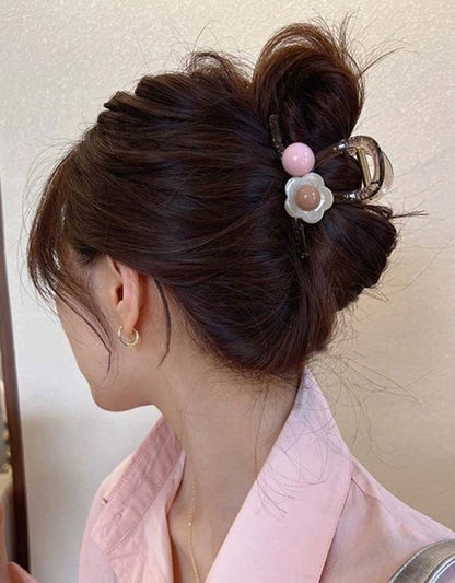 Elegant Banana Hair Clip for Buns and Updos