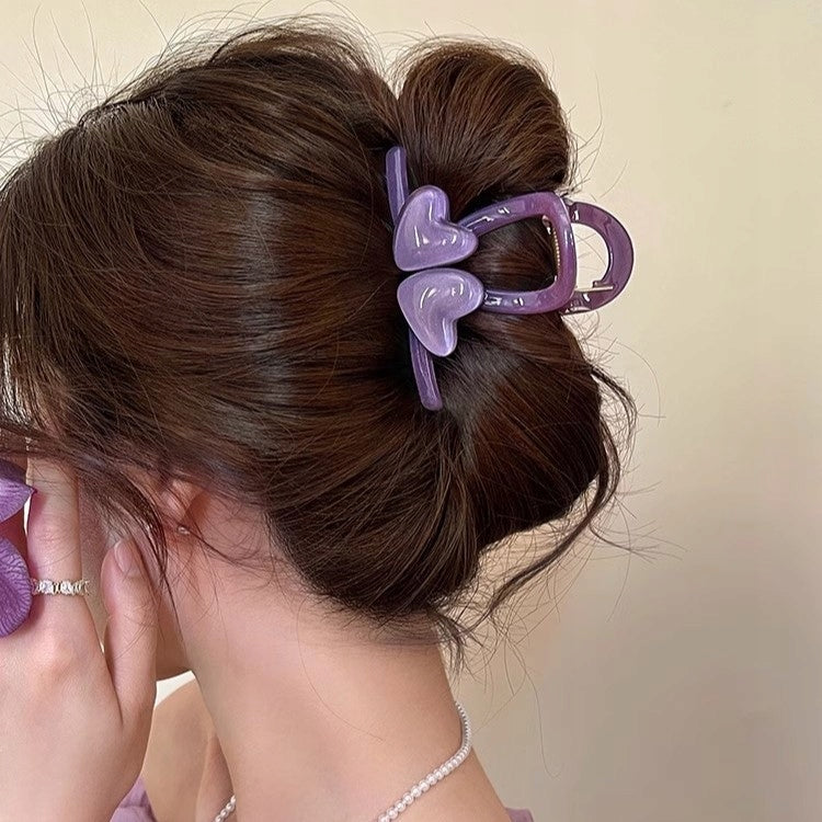 Elegant Banana Hair Clip for Buns and Updos