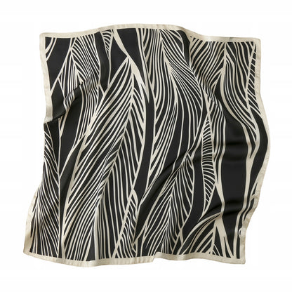 Pañuelo de mujer de imitación de seda 90 × 90 cm – beige