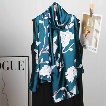 Silk-Effect Scarf 180 × 90 cm