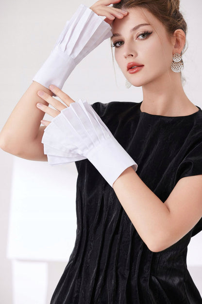 Women's Detachable Cuffs – White