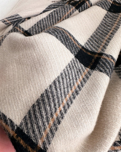 elegancki damski SZAL na zimę ciepły SZALIK szykowny 200x66 wielokolorowy
