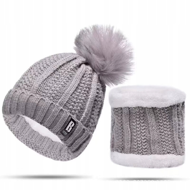 Winter Hat and Snood Set – Grey