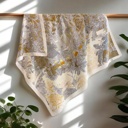 Silk-Effect Square Scarf 70 × 70 cm