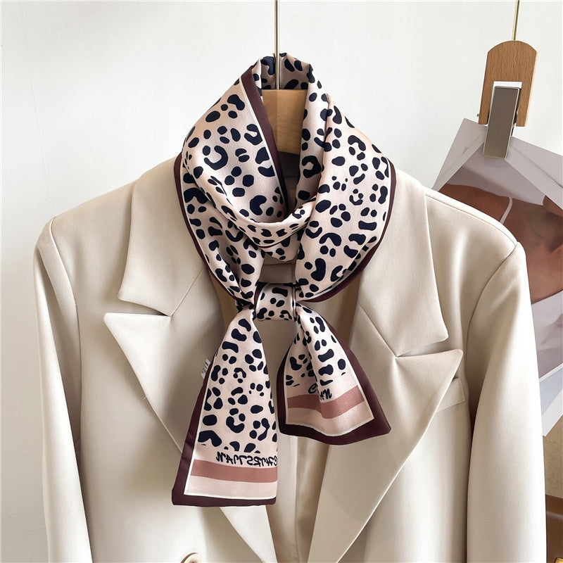 Women's Elegant Long Printed Scarf — Tie Style