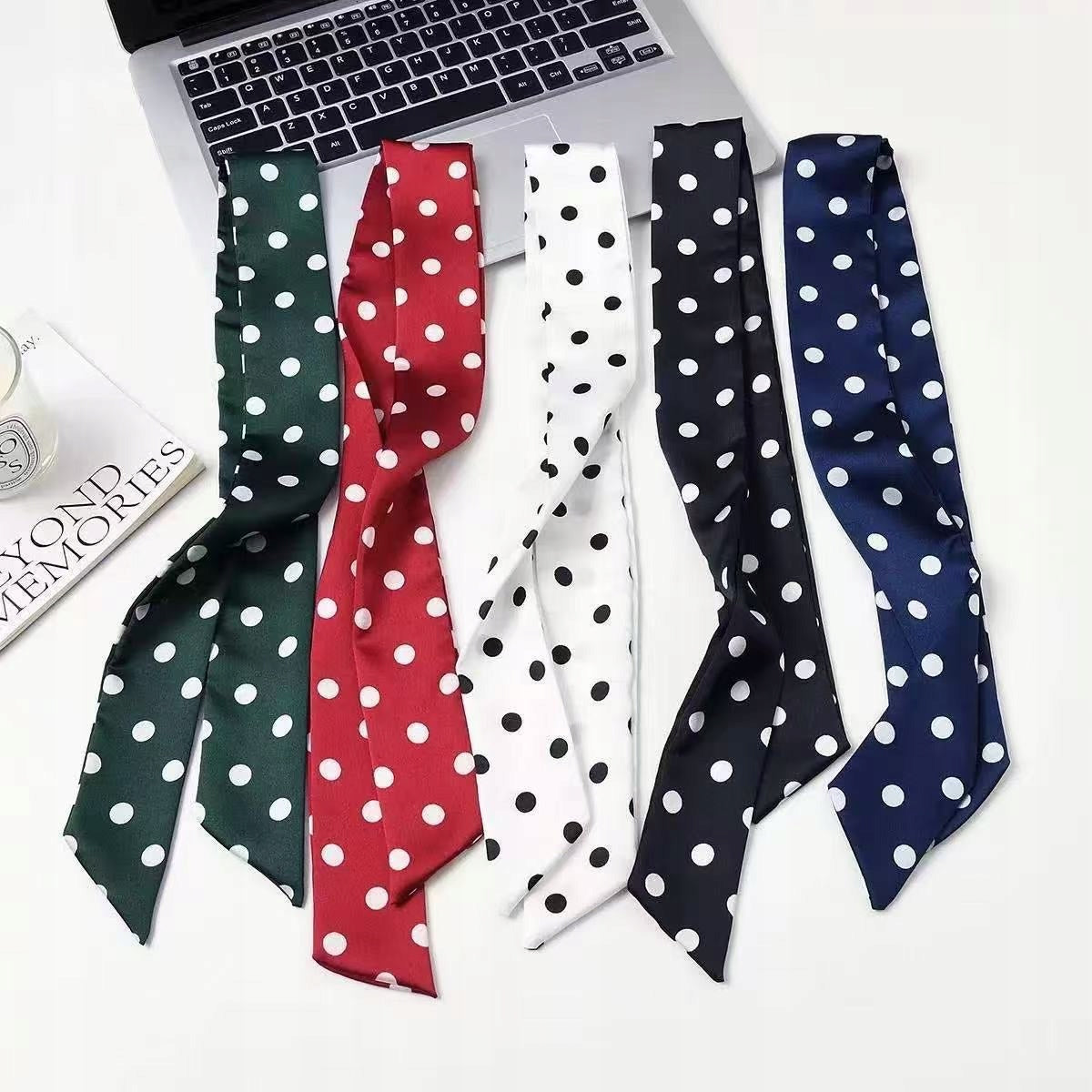 Silk-Effect Square Scarf 5 × 200 cm