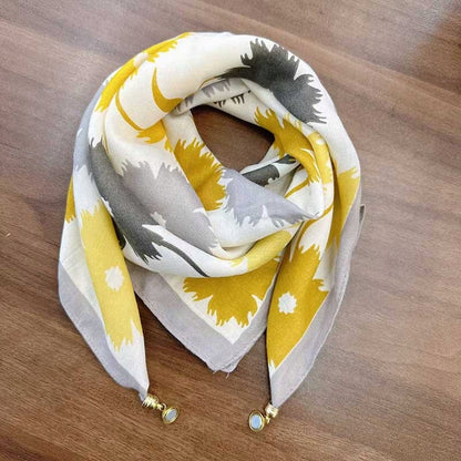 Eșarfă cu închidere magnetică 70 × 70 cm
