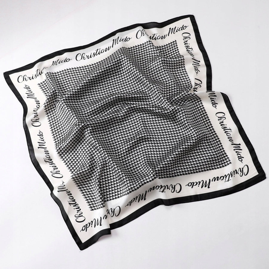 Pañuelo de mujer de imitación de seda 70 × 70 cm