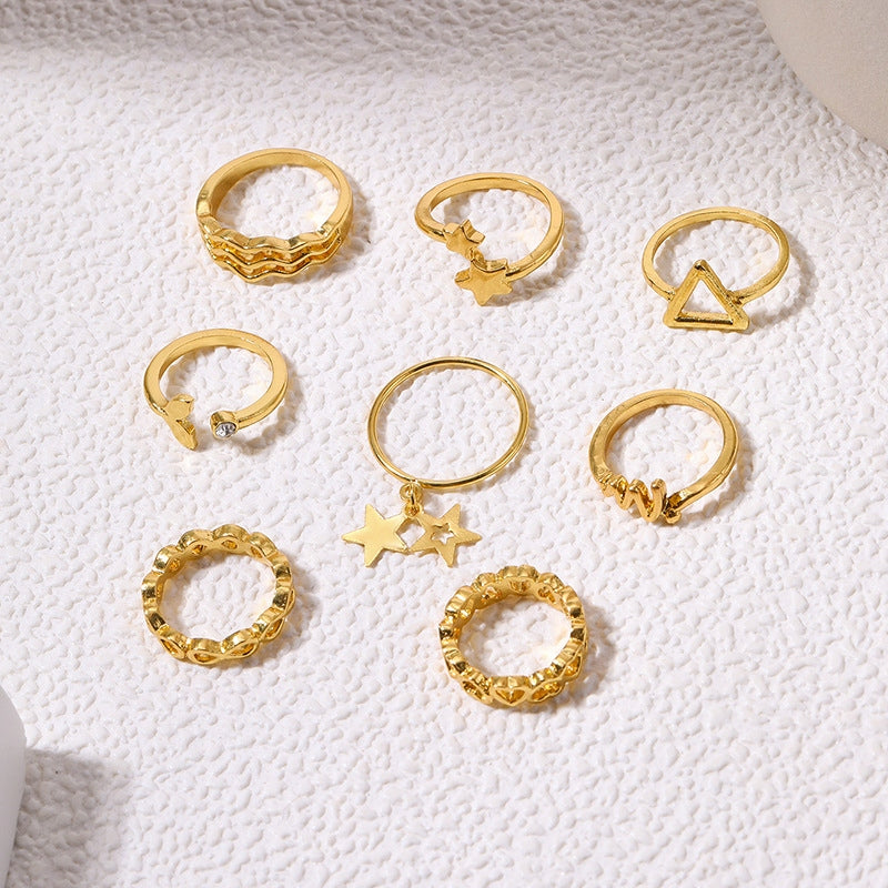 Ring-Set – goldfarben