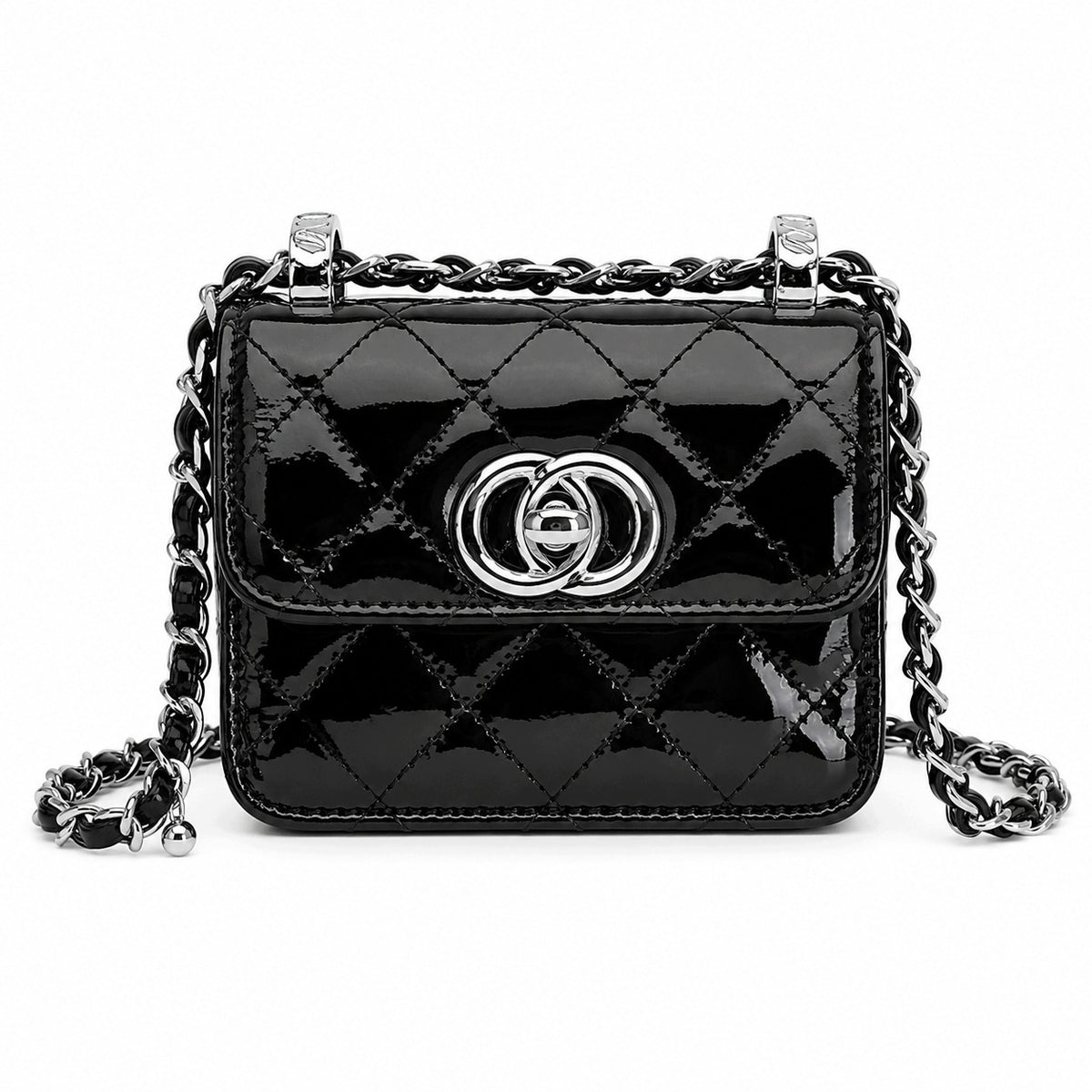 Mini-sac matelassé pour femme – noir