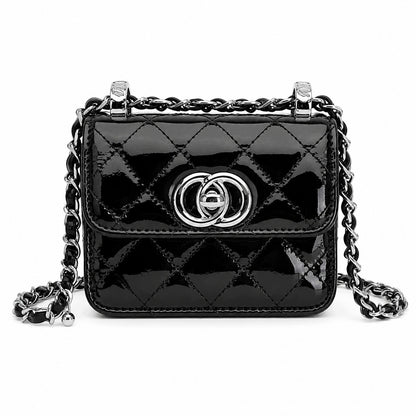 Mini-sac matelassé pour femme – noir