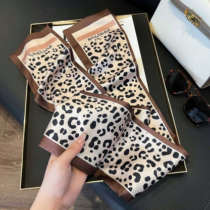 Women's Elegant Long Printed Scarf — Tie Style
