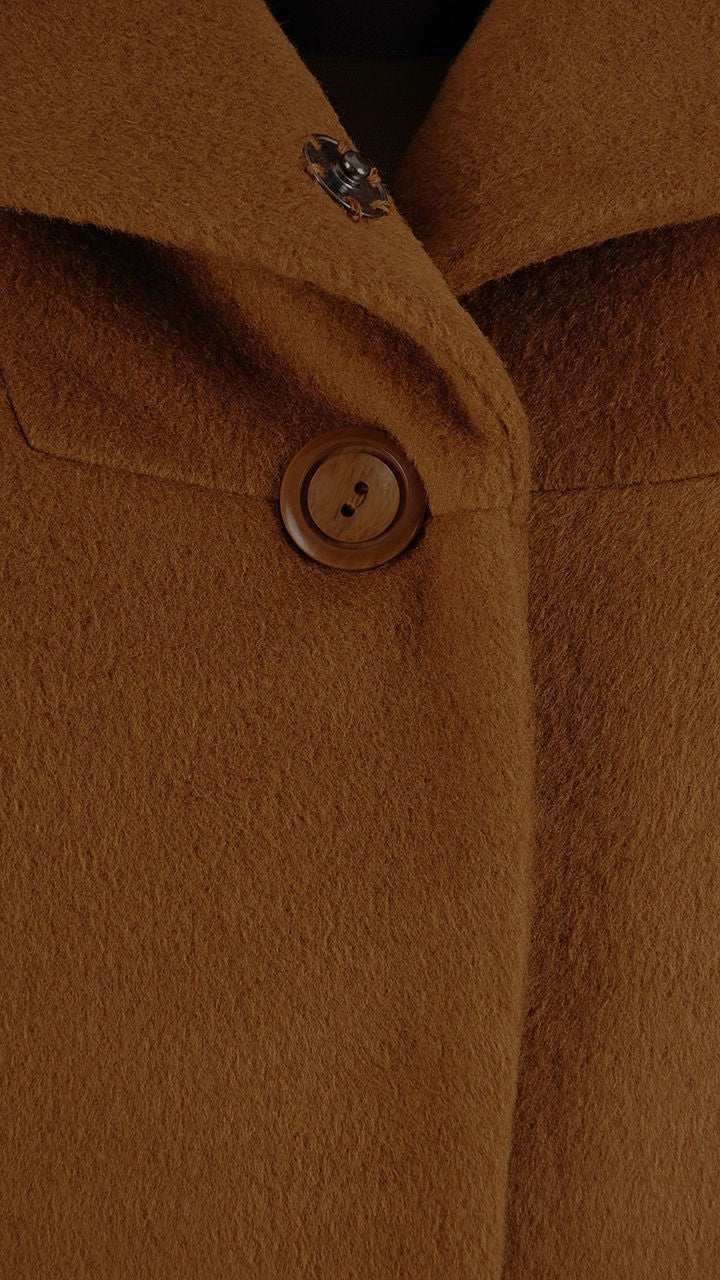 Amelia Elegant Alpaca-Style Autumn Coat