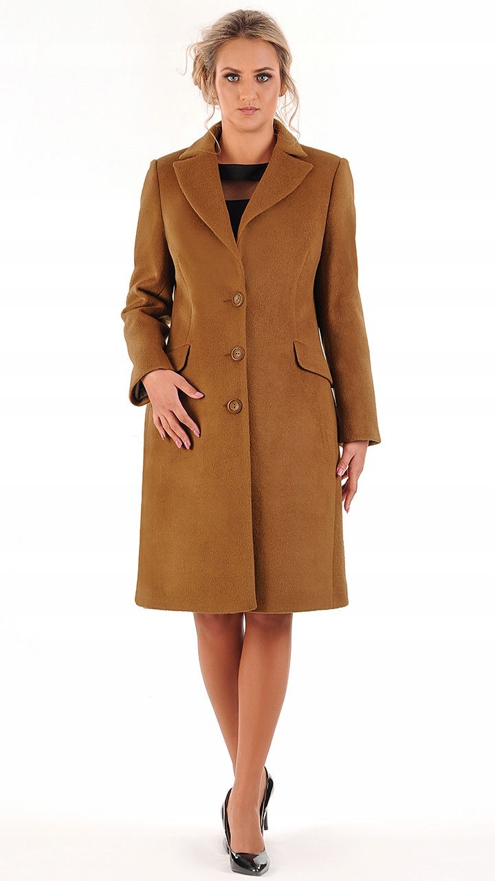 Sofia Elegant Alpaca-Style Autumn Coat
