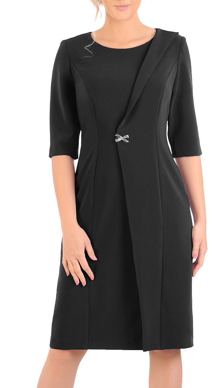 Elegancka sukienka Alexis II | color:czarny