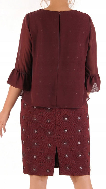 Sukienka Atena | color:bordowy
