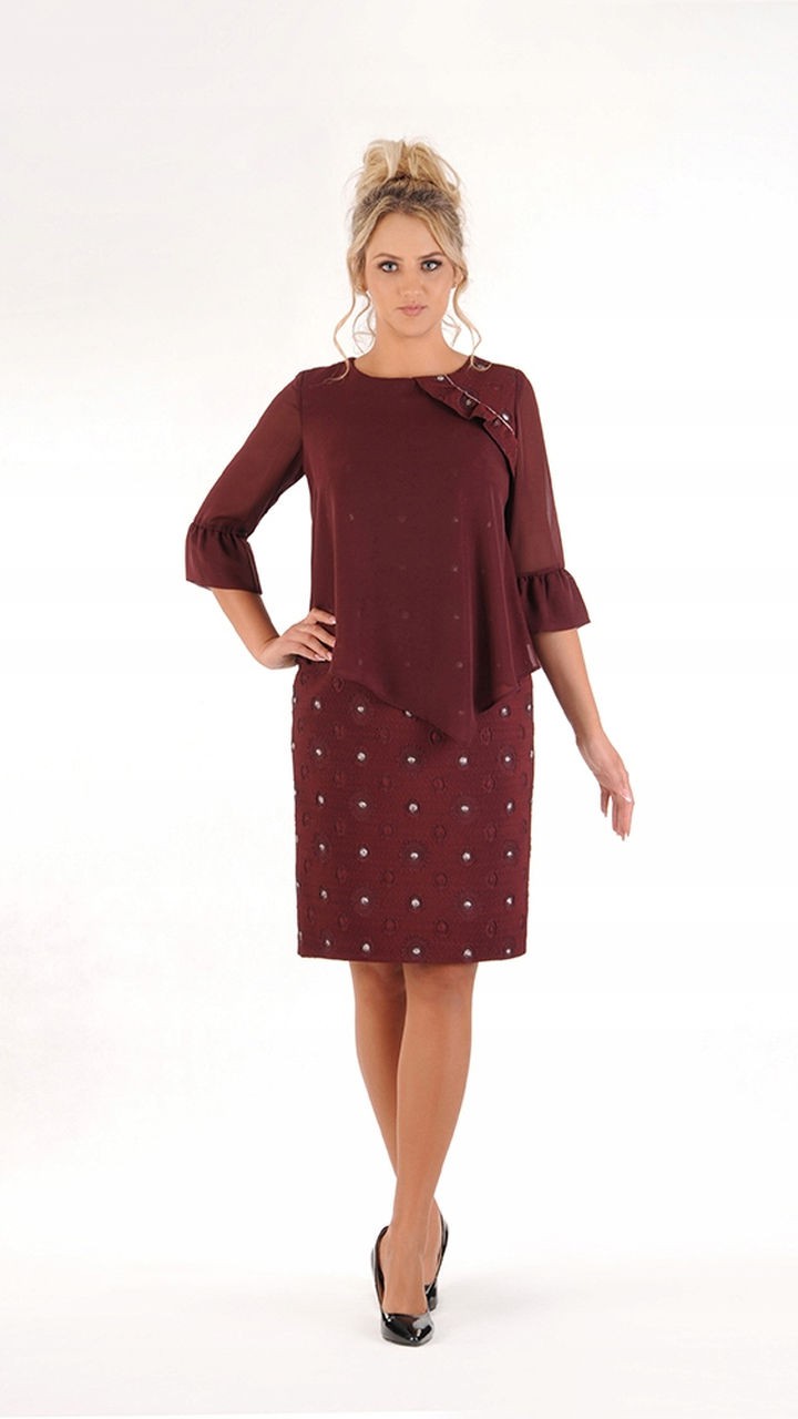 Sukienka Atena | color:bordowy