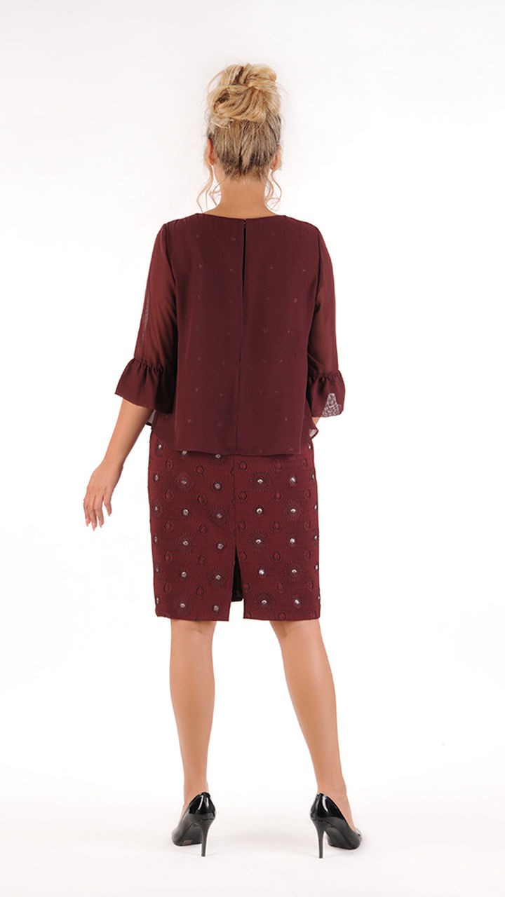 Sukienka Atena | color:bordowy