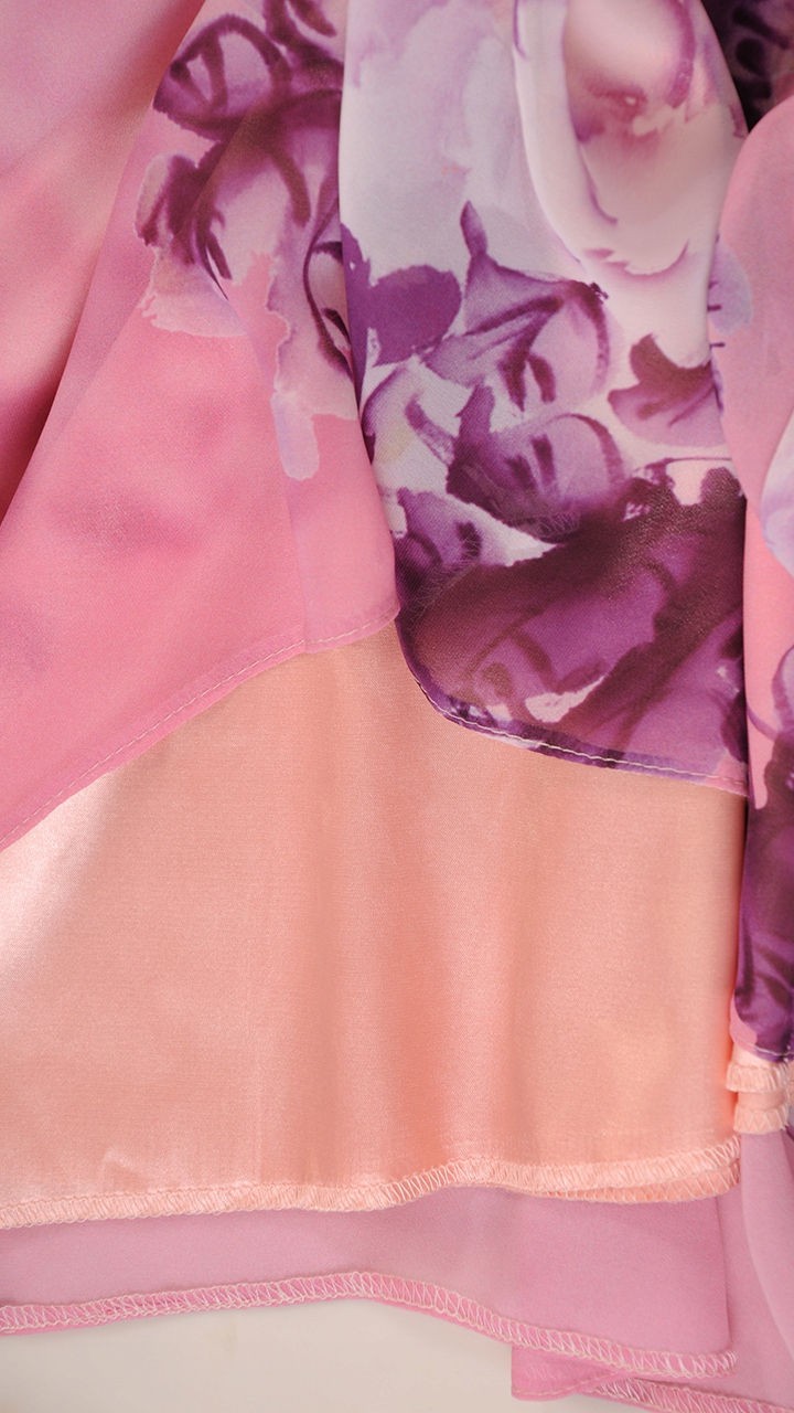 Sukienka Elena | color:rozowy-w-kwiaty