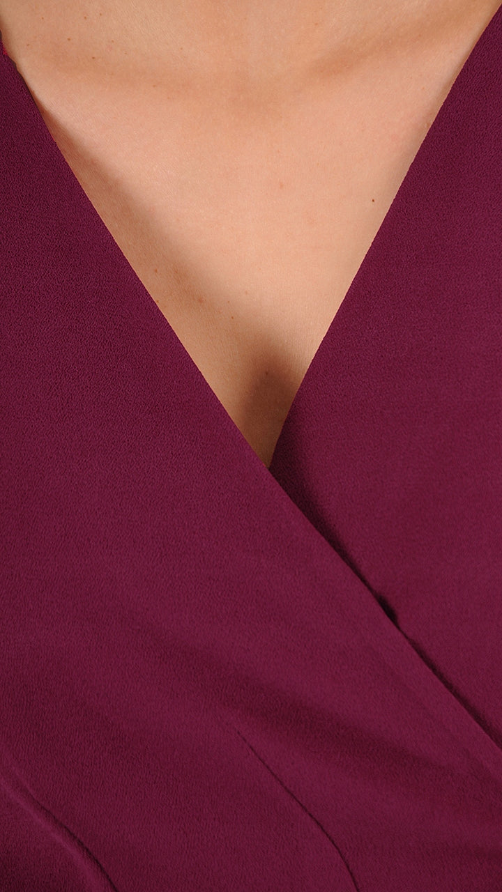 Sukienka ELIZA | color:bordowy