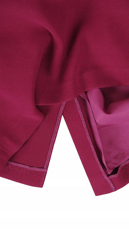 Sukienka ELIZA | color:bordowy