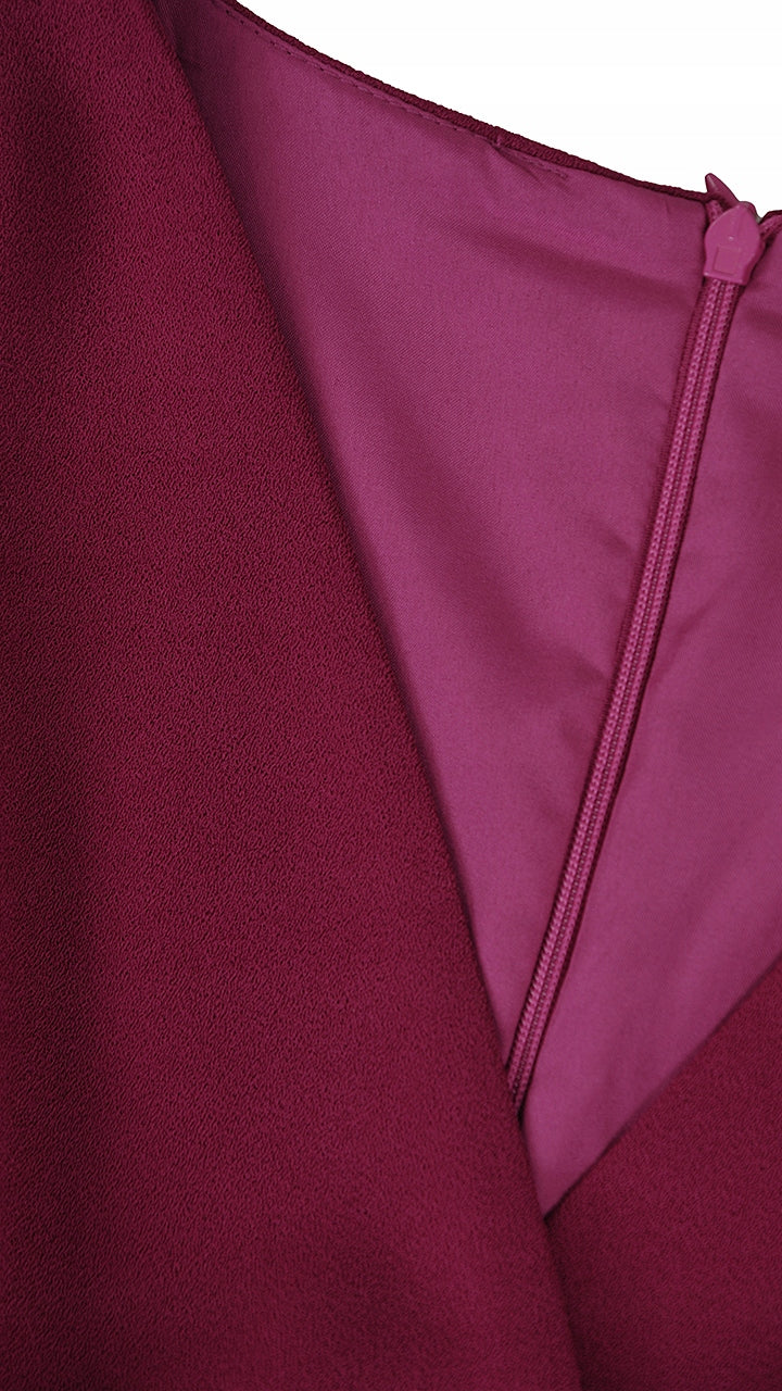 Sukienka ELIZA | color:bordowy