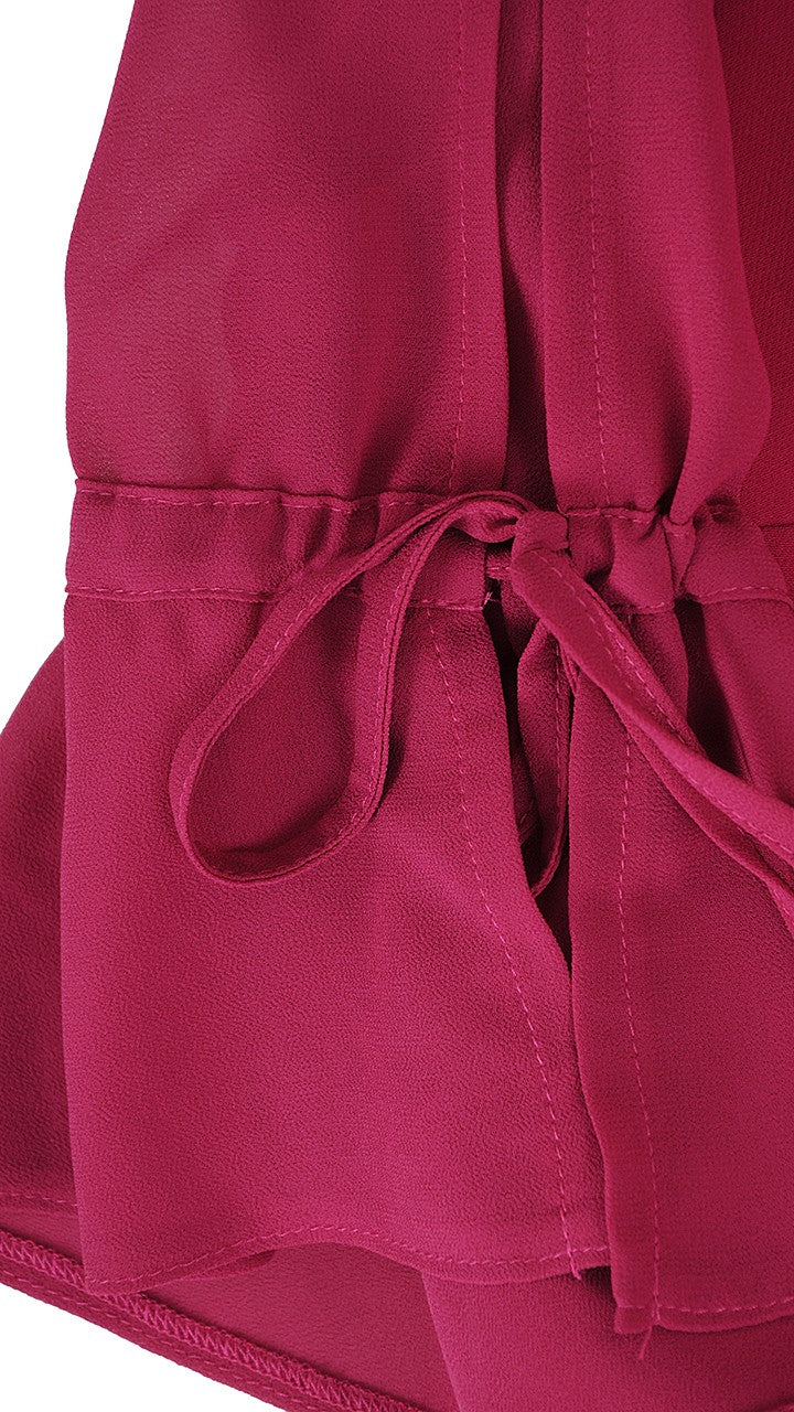 Sukienka Emily letnia damska na wesele elegancka na komunie wizytowa | color:fuksja