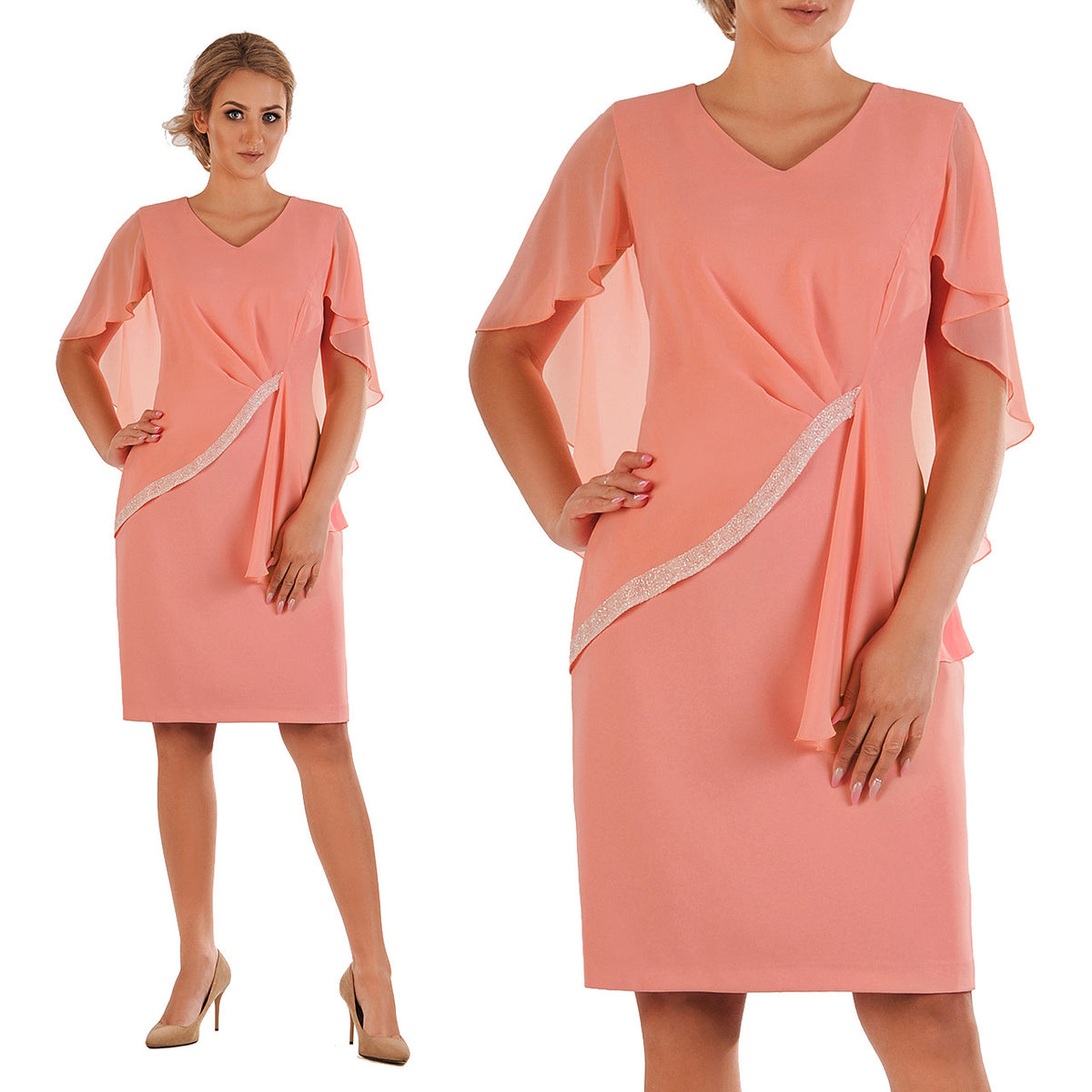 Sukienka Eva | color:czerwony