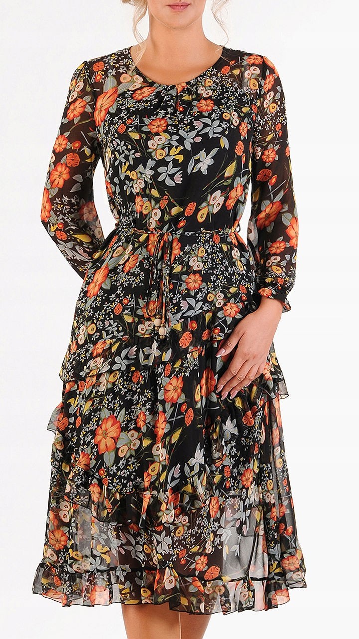 Midikleid Jessica mit Blumenmuster