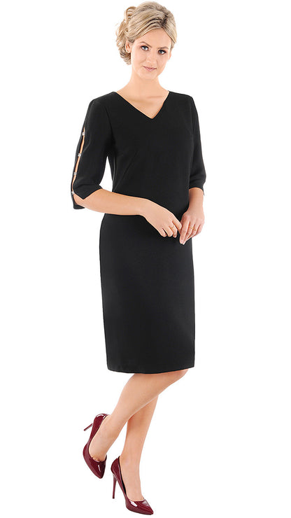 Sukienka Julia letnia damska na wesele elegancka na komunie wizytowa | color:czarny