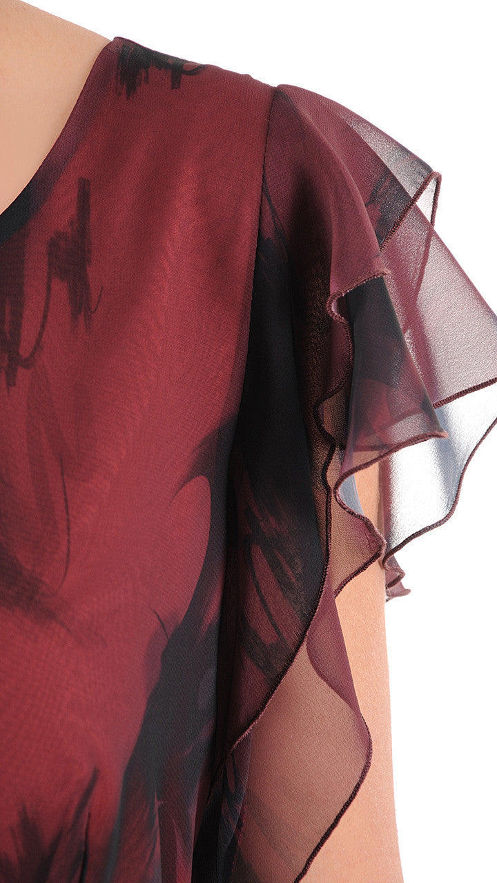 Sukienka Kayra | color:bordowy